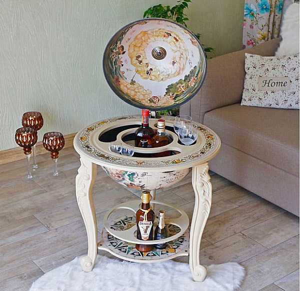 Глобус бар напольный 45045W-M-0