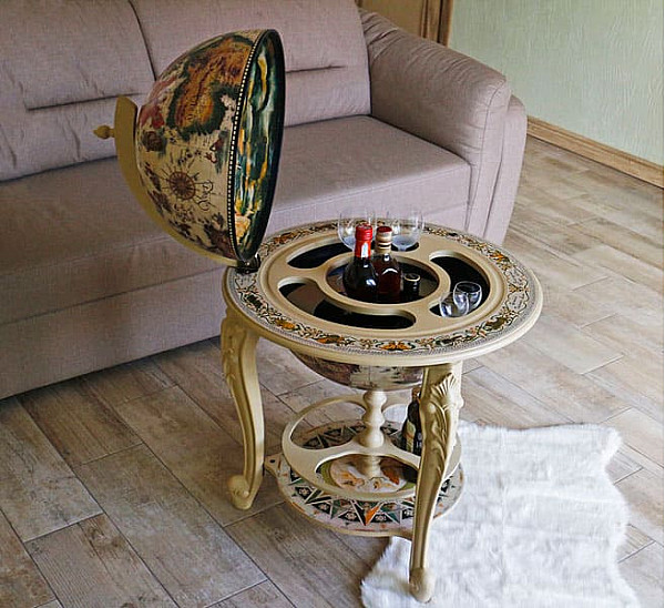 Глобус бар напольный 45045W-M-1