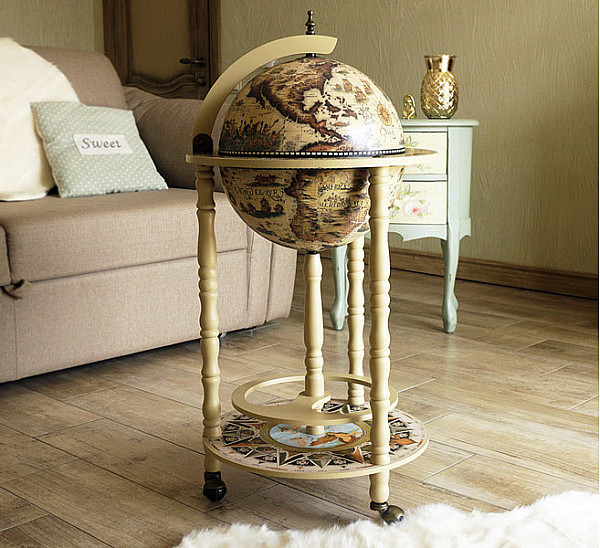 Глобус бар підлоговий 33001W-3