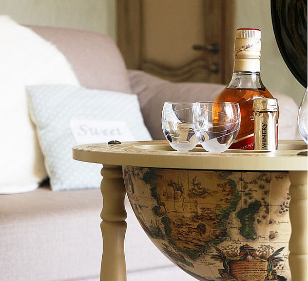 Глобус бар підлоговий 33001W-4