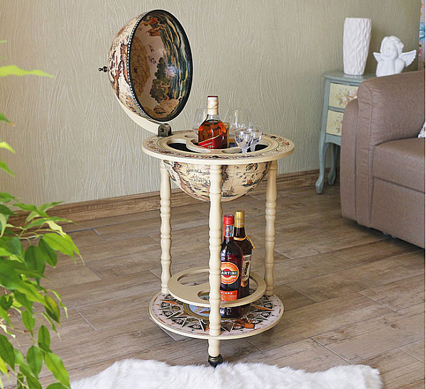 Глобус бар підлоговий 33001W-2