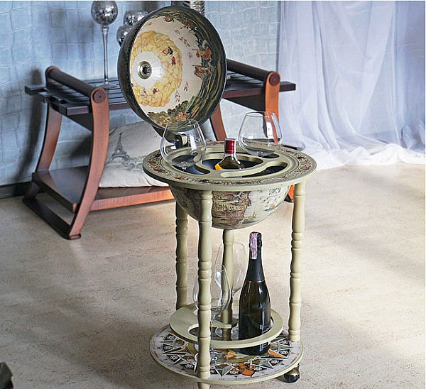 Глобус бар підлоговий 33001W-15