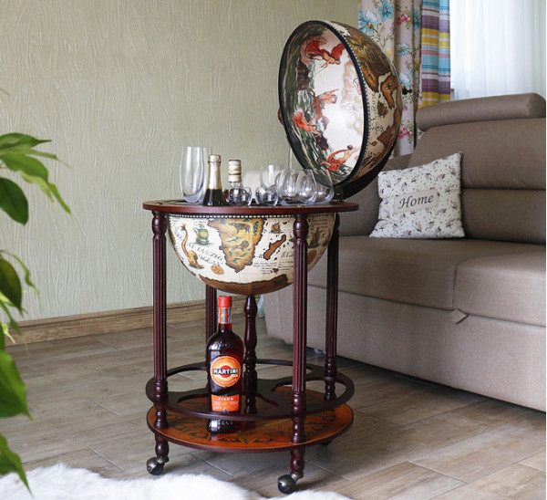 Глобус бар підлоговий 42003W-R Китай-0