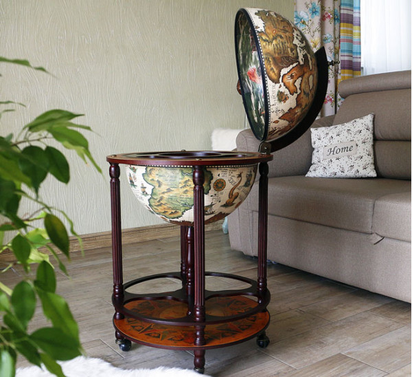 Глобус бар підлоговий 42003W-R Китай-3