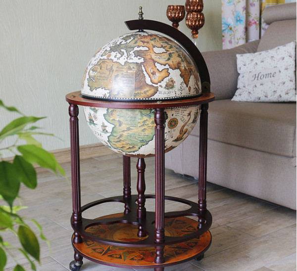 Глобус бар підлоговий 42003W-R Китай-4