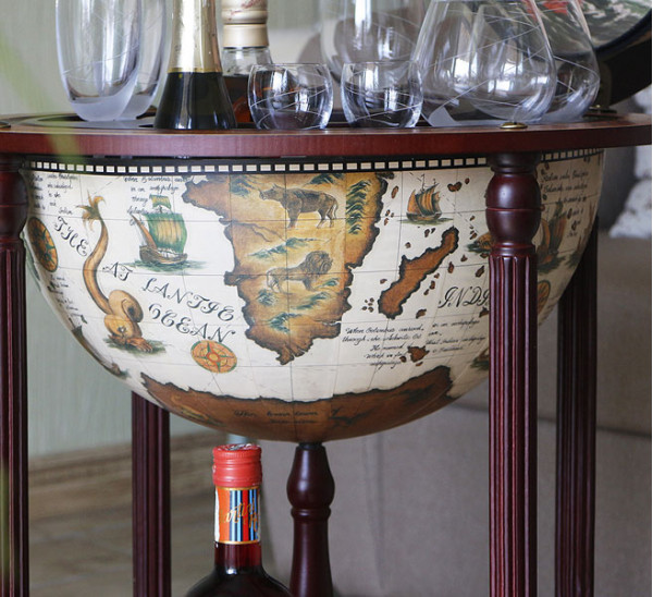 Глобус бар підлоговий 42003W-R Китай-5