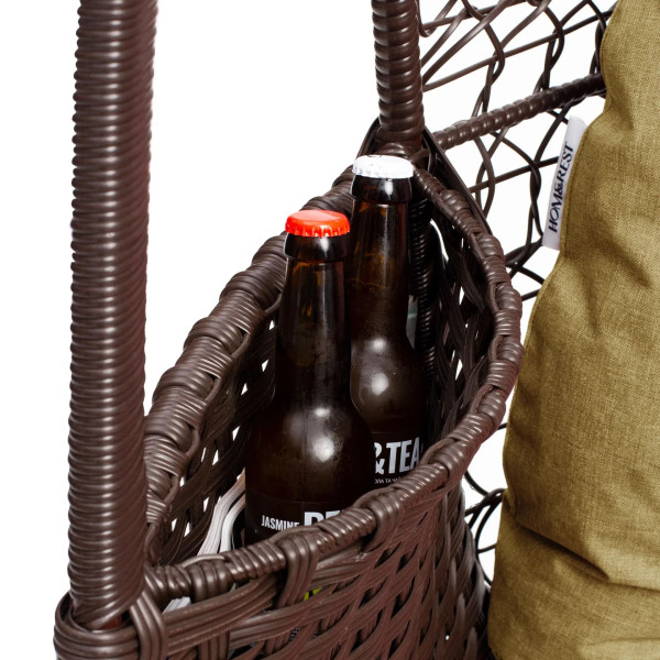 Подвійне крісло-кокон Homerest Коричневий/бежевий-3