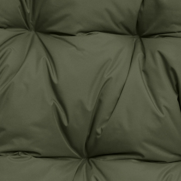 Двойное кресло-кокон Homerest Коричневый/зеленый-7