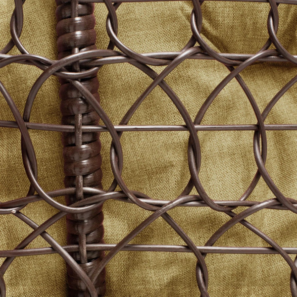 Подвійне крісло-кокон Homerest Коричневий/бежевий-5