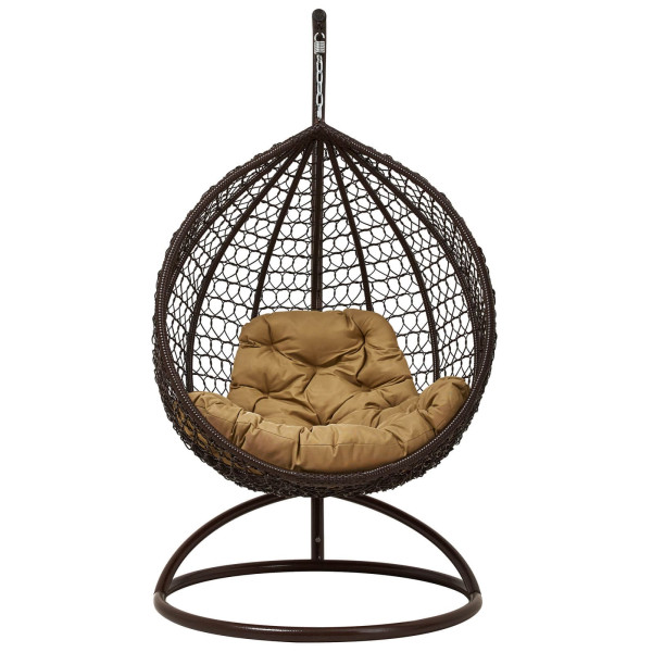 Кресло-кокон Homerest Коричневый/бежевый-0