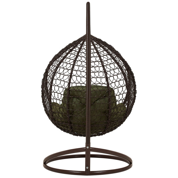 Кресло-кокон Homerest Коричневый/зеленый-2