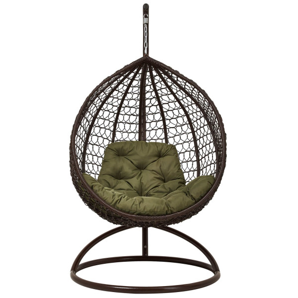 Кресло-кокон Homerest Коричневый/зеленый-0