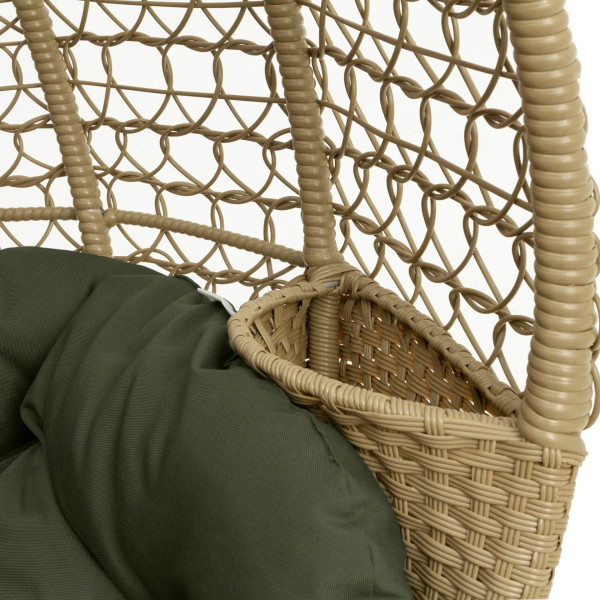 Крісло-кокон Homerest Бежевий/зелений-5