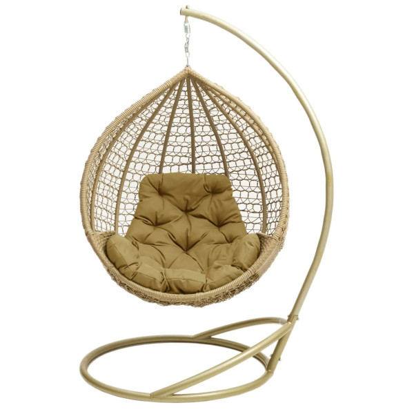 Крісло-кокон Homerest Бежевий/беж-1