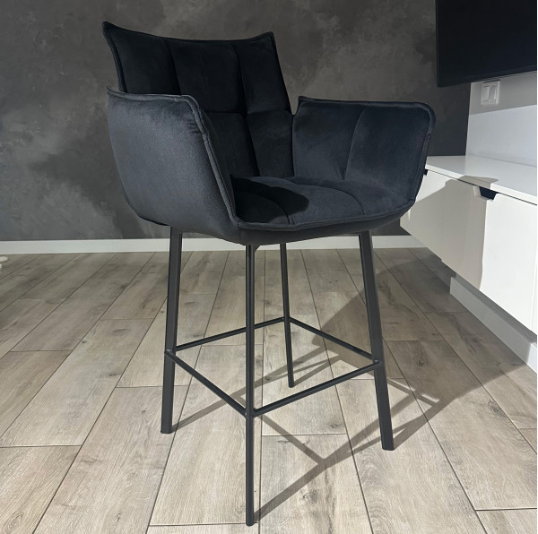 Барний стілець Impulse Plus Daniel Чорний-0