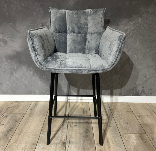 Барний стілець Impulse Plus Daniel Сірий-1