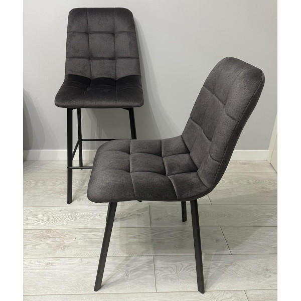 Барный стул Impulse Plus Joy Темно-серый-8