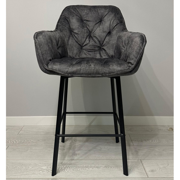 Барний стілець Impulse Plus Lounge Графіт-4