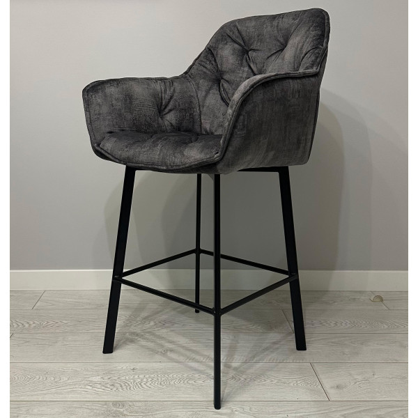 Барний стілець Impulse Plus Lounge Графіт-2