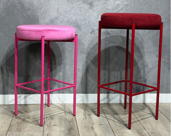 Напівбарний стілець Impulse Plus Moon Бордовий-6