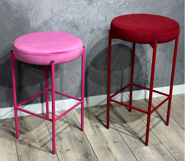 Напівбарний стілець Impulse Plus Moon Бордовий-5