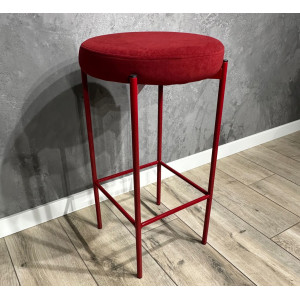 Барный стул Impulse Moon Бордовый Велюр