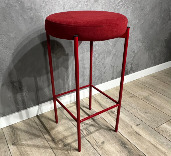 Напівбарний стілець Impulse Plus Moon Бордовий-0