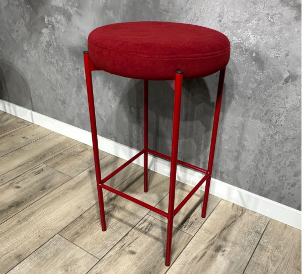 Напівбарний стілець Impulse Plus Moon Бордовий-2