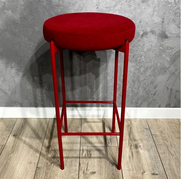 Напівбарний стілець Impulse Plus Moon Бордовий-3