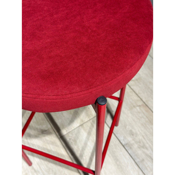 Напівбарний стілець Impulse Plus Moon Бордовий-11