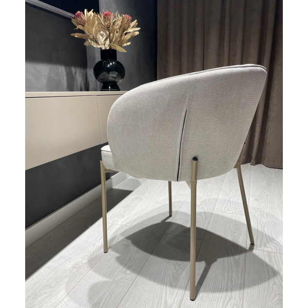 Стілець-крісло Impulse Alabama Молочний-6