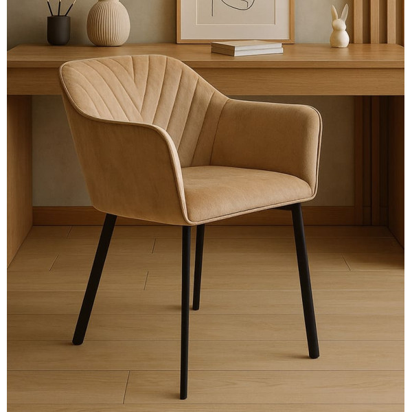 Стілець-крісло Impulse Alex Бежевий Велюр-0