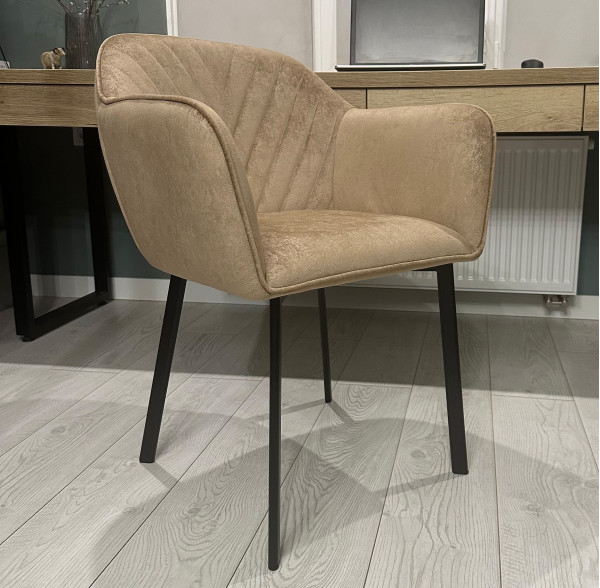 Стілець-крісло Impulse Alex Бежевий Велюр-2