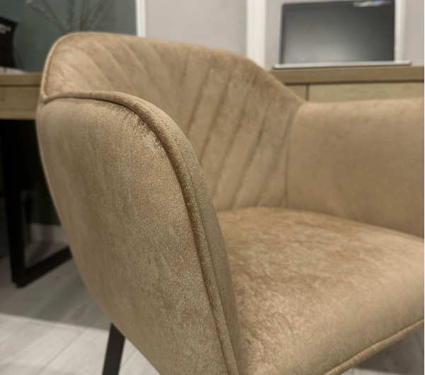 Стілець-крісло Impulse Alex Бежевий Велюр-6