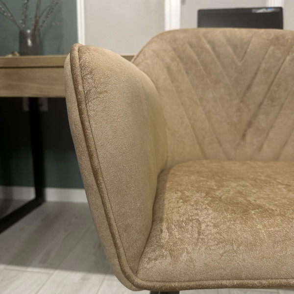 Стілець-крісло Impulse Alex Бежевий Велюр-5