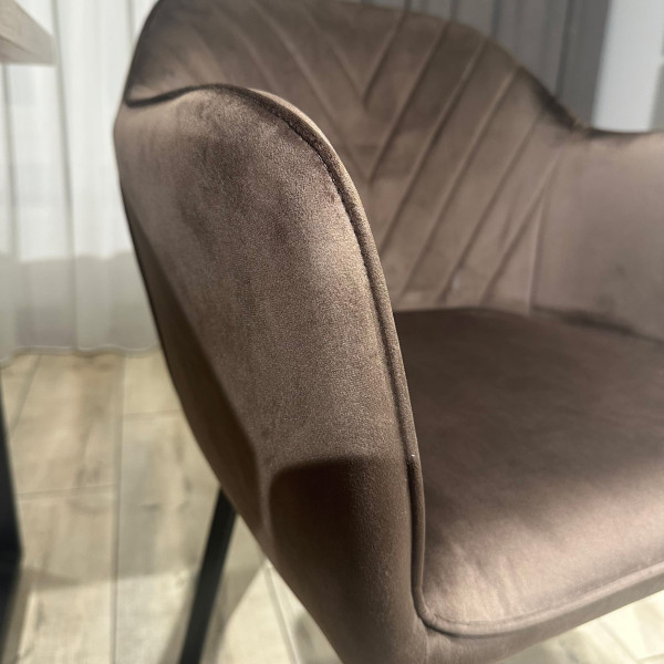 Стілець-крісло Impulse Alex Коричневий Велюр-5