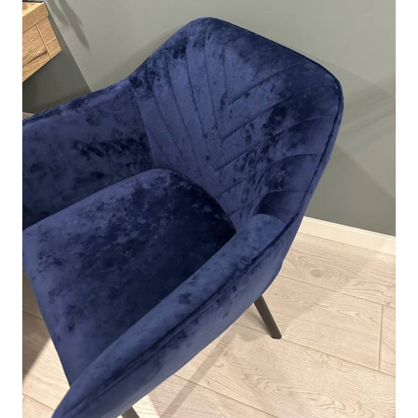 Стул-кресло Impulse Alex Синий Велюр-6
