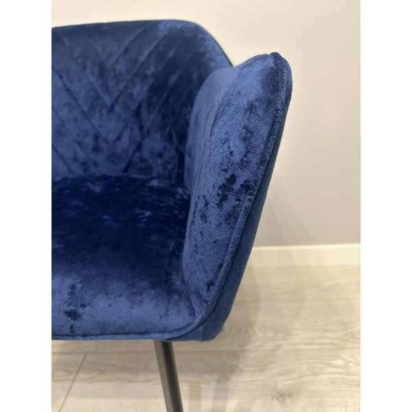 Стул-кресло Impulse Alex Синий Велюр-8