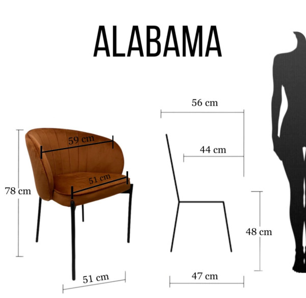 Стілець-крісло Impulse Alabama Зелений Стілець-крісло Impulse Alabama Зелений-11