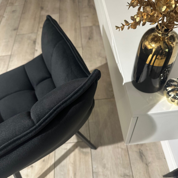 Стілець-крісло Impulse Plus Daniel Чорний Велюр-6