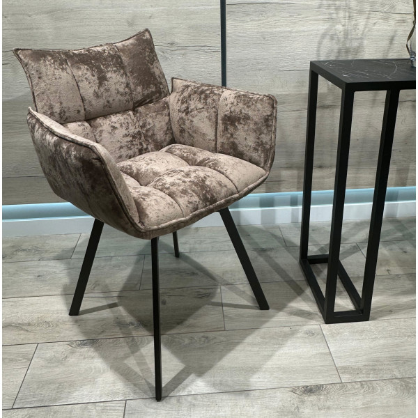 Стілець-крісло Impulse Plus Daniel Коричневий Велюр-0