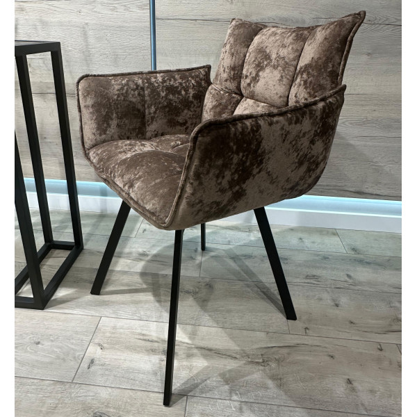 Стілець-крісло Impulse Plus Daniel Коричневий Велюр-6