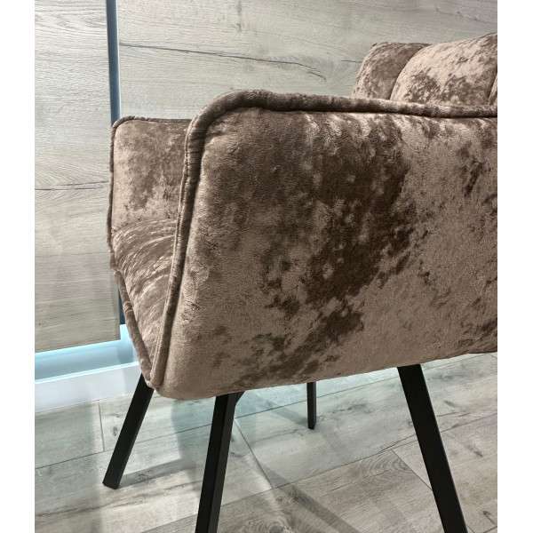 Стілець-крісло Impulse Plus Daniel Коричневий Велюр-9