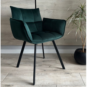 Стул-кресло Impulse Plus Daniel Зеленый Велюр