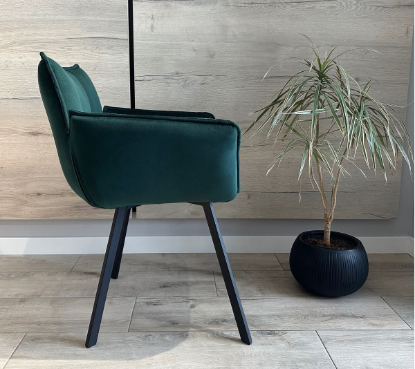 Стілець-крісло Impulse Plus Daniel Зелений Велюр-3