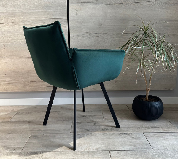 Стілець-крісло Impulse Plus Daniel Зелений Велюр-5