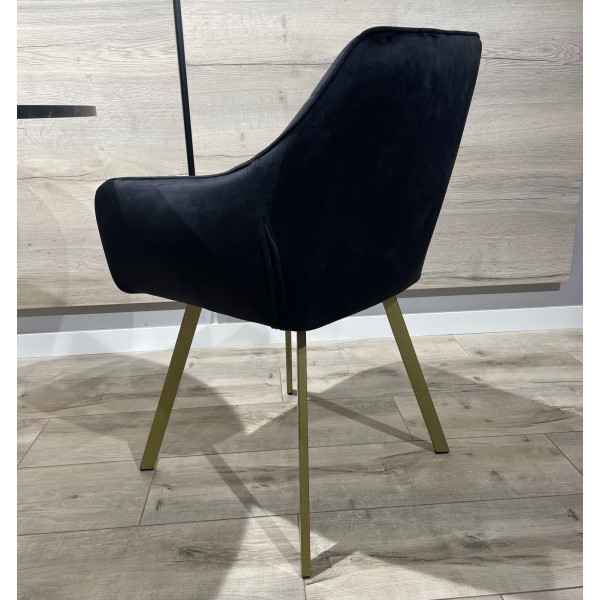 Стілець Impulse Fiona Чорний Велюр-6