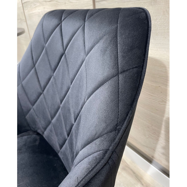 Стілець Impulse Fiona Чорний Велюр-11