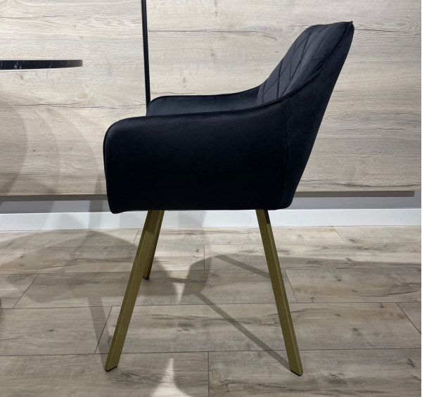 Стілець Impulse Fiona Чорний Велюр-5