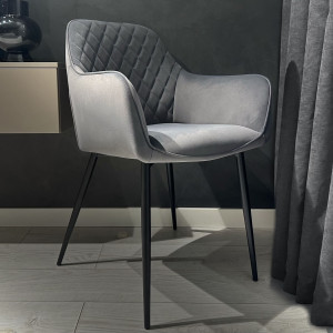 Стул Impulse Fiona Графит Велюр